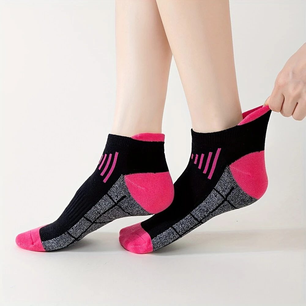 (image for) 6 Pairs Men's Ankle Socks, Anti Odor & Sweat Absorption Breathable Cotton Low Cut Socks Mens Sport Socks for Outdoor Running Cycling Hiking Wearing All Seasons Wearing
